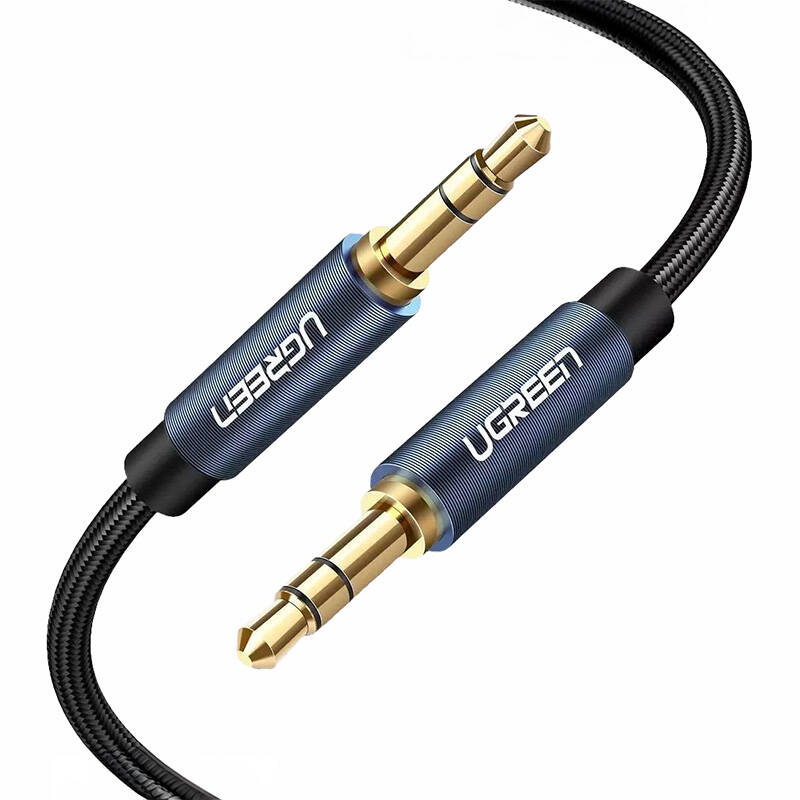 3,5 mm-es mini jack kábel UGREEN AV122, AUX, 0,5 m (kék) 3,5 mm-es mini jack kábel UGREEN AV122, AUX, 0,5 m (kék)