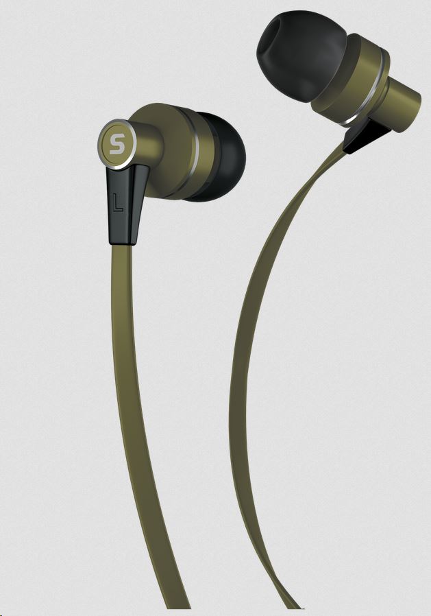 Sencor SEP 300 mikrofonos fülhallgató khaki