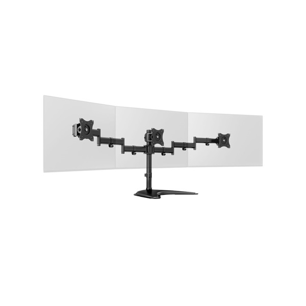MULTIBRACKETS  M Deskstand Basic Triple 15-27" max.VESA: 100x100 mm  6 kg Asztali állvány  3 képernyős rögzítőkar