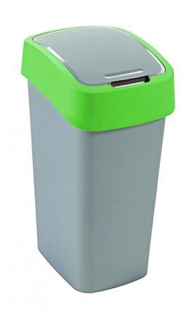 Curver Pacific Flip Bin billenős szelektív hulladékgyűjtő 45l zöld/szürke (195022) Curver Pacific Flip Bin billenős szelektív hulladékgyűjtő 45l zöld/szürke (195022)
