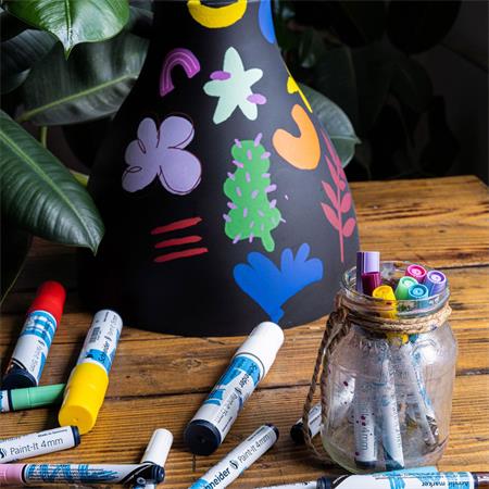 Akril marker, 2 mm, SCHNEIDER "Paint-It 310", barna