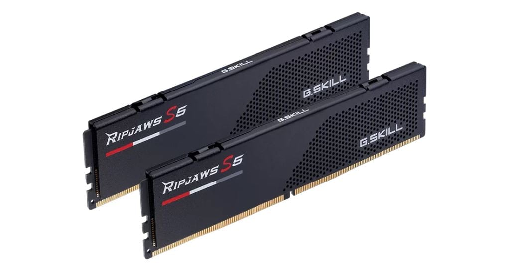 G.SKILL 32GB DDR5 6000MHz Kit(2x16GB) Ripjaws S5 RAM Fekete G.SKILL 32GB DDR5 6000MHz Kit(2x16GB) Ripjaws S5 RAM Fekete