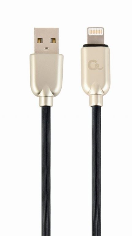 Gembird 8-pin - USB-A adat- és töltőkábel 2m fekete (CC-USB2R-AMLM-2M) Gembird 8-pin - USB-A adat- és töltőkábel 2m fekete (CC-USB2R-AMLM-2M)