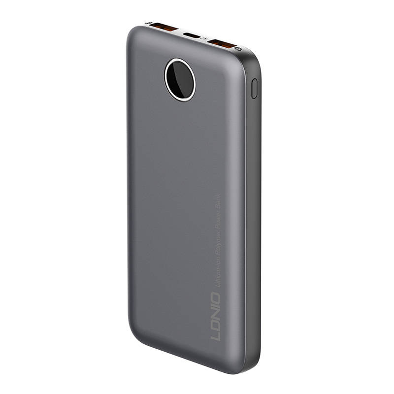 Powerbank LDNIO PQ10, 2xUSB, 22.5W, 10000mah (Grey) Powerbank LDNIO PQ10, 2xUSB, 22.5W, 10000mah (Grey)