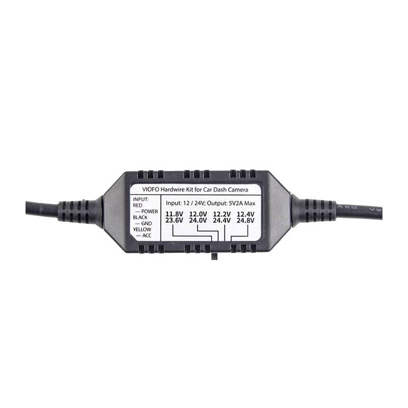 Tápkábel a VIOFO HK3 miniUSB videorögzítőkhöz