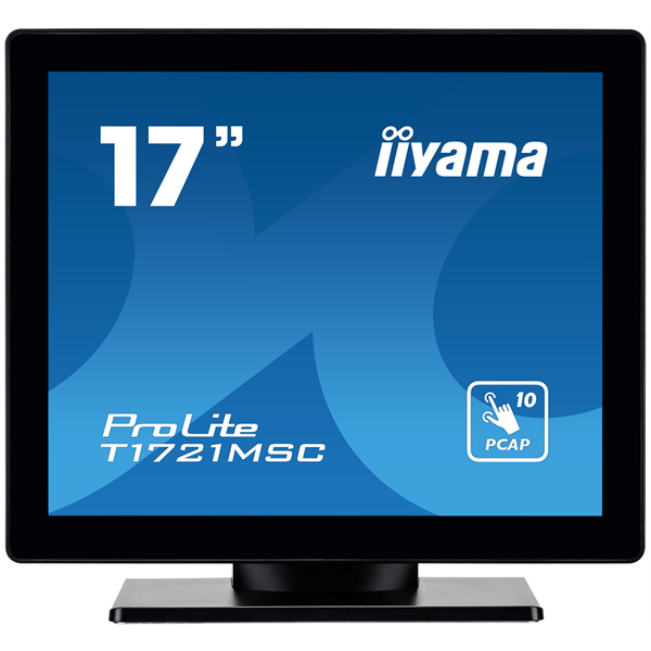 iiyama 17" Prolite T1721MSC-B2 Monitor - LED, 1280x1024,  Érintőképernyő, Fekete