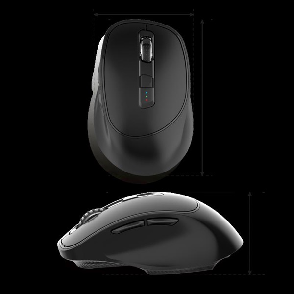Advance  ERGOFIT  4800 DPI  ergonomikus Egér vezeték nélküli  fekete 