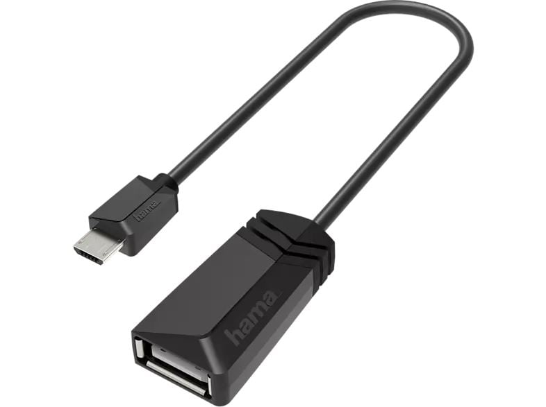 Hama Micro USB OTG adapter kábel 0,25 m fekete (200308) Hama Micro USB OTG adapter kábel 0,25 m fekete (200308)
