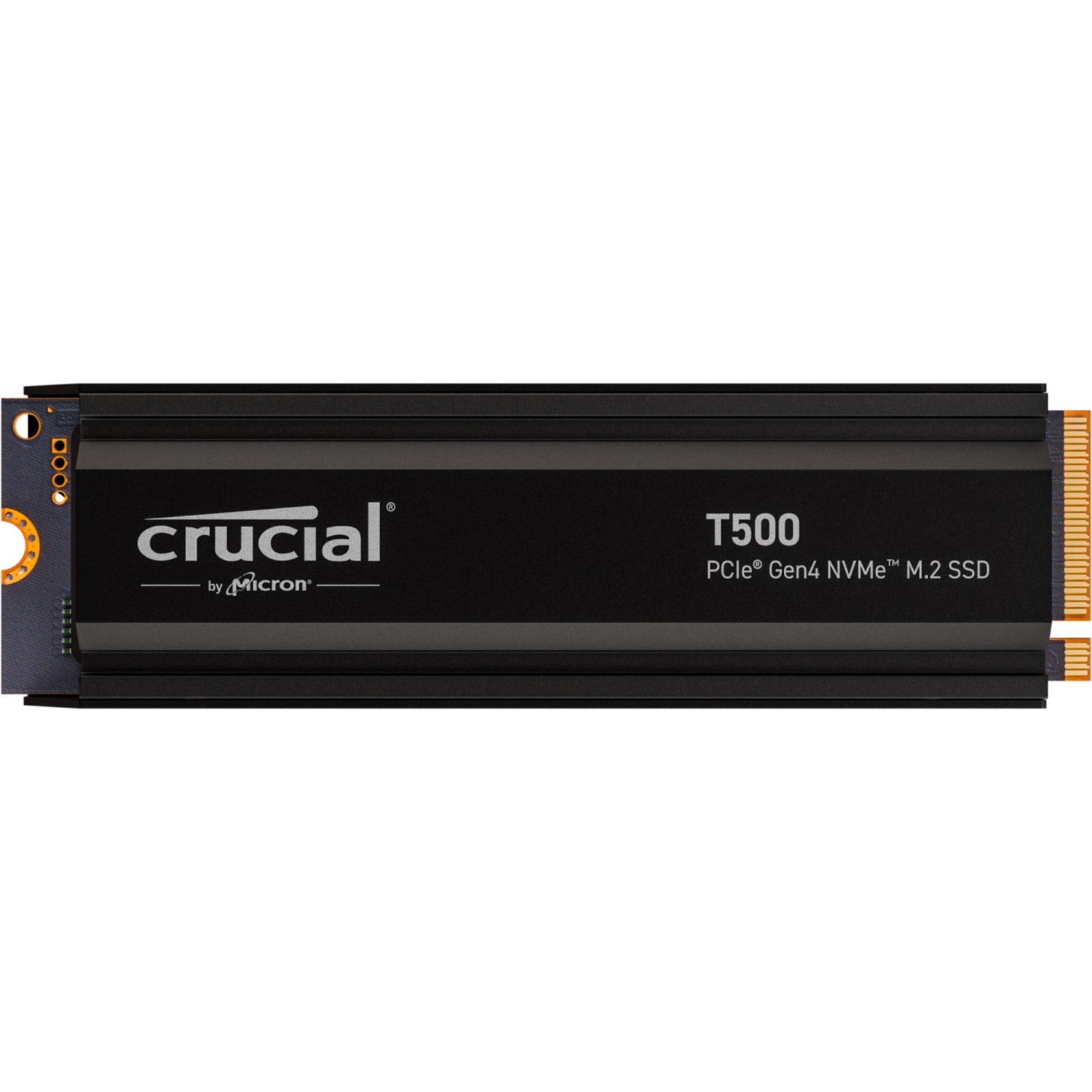 Crucial T500 1TB (fekete, PCIe 4.0 x4, NVMe, M.2 2280, hűtőbordával) (CT1000T500SSD5) Crucial T500 1TB (fekete, PCIe 4.0 x4, NVMe, M.2 2280, hűtőbordával) (CT1000T500SSD5)