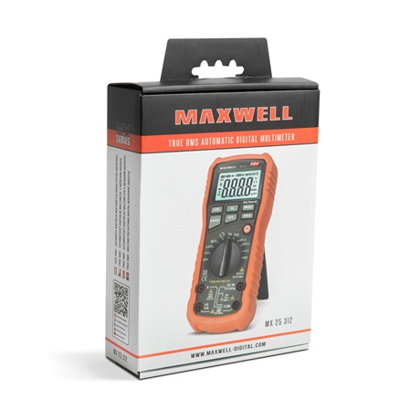 Maxwell digitális multiméter - Automatikus méréshatárral + tranzisztor méréssel, kompakt Maxwell digitális multiméter - Automatikus méréshatárral + tranzisztor méréssel, kompakt