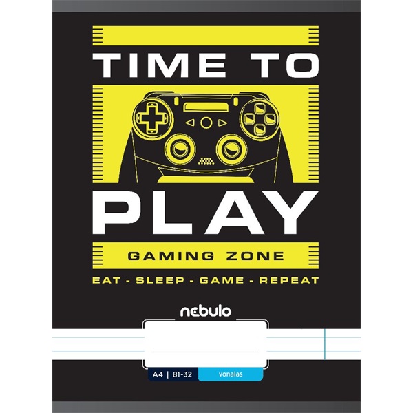 Nebulo Xtreme A4 81-32 tűzött vonalas füzet Nebulo Xtreme A4 81-32 tűzött vonalas füzet
