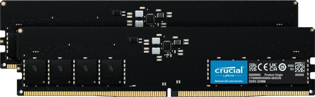 32GB 5600MHz DDR5 RAM Crucial CL46 (2x16GB) (CT2K16G56C46U5) 32GB 5600MHz DDR5 RAM Crucial CL46 (2x16GB) (CT2K16G56C46U5)