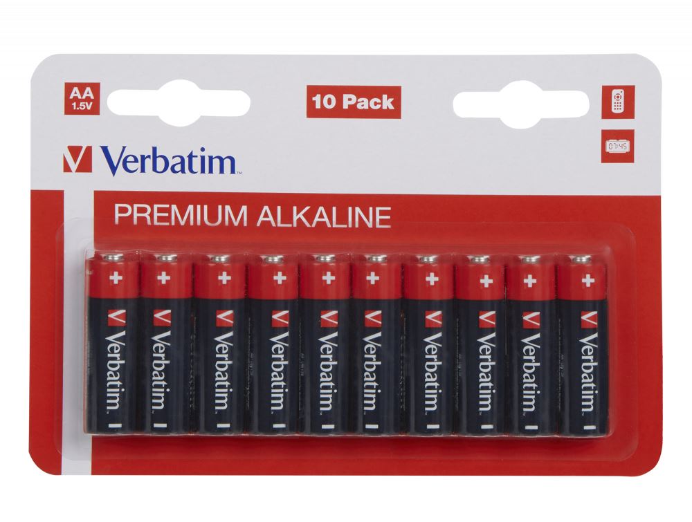Verbatim alkáli ceruzaelem AA (10db/csomag) (49875) Verbatim alkáli ceruzaelem AA (10db/csomag) (49875)