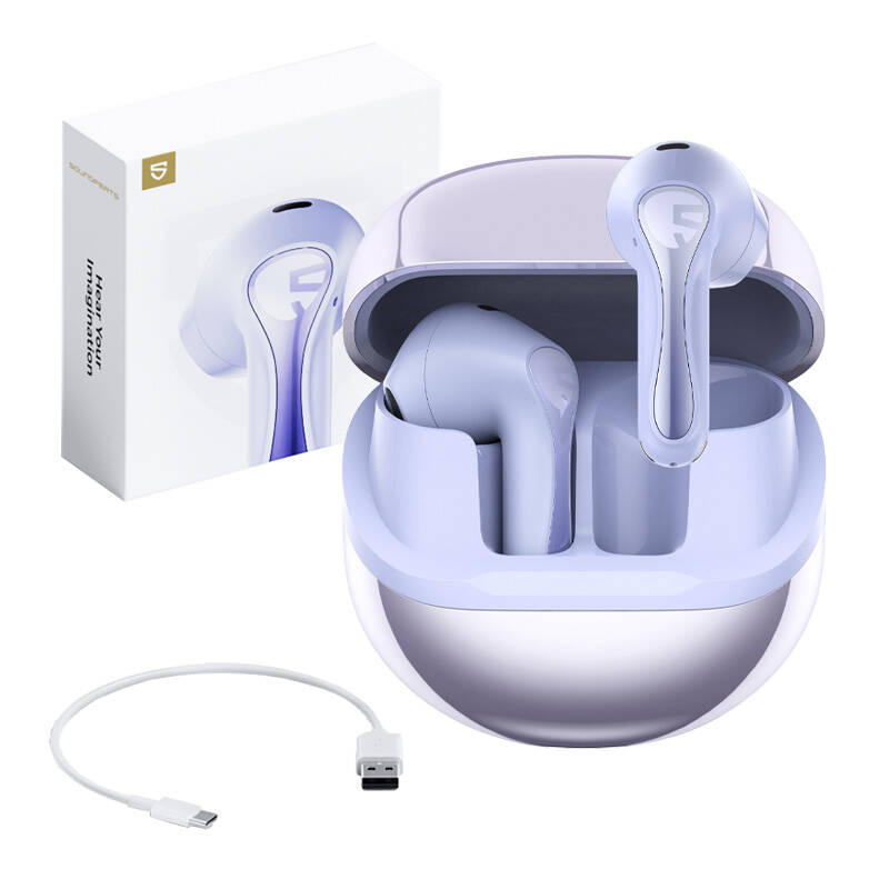 Soundpeats Air 5 TWS Fülhallgató Lila 