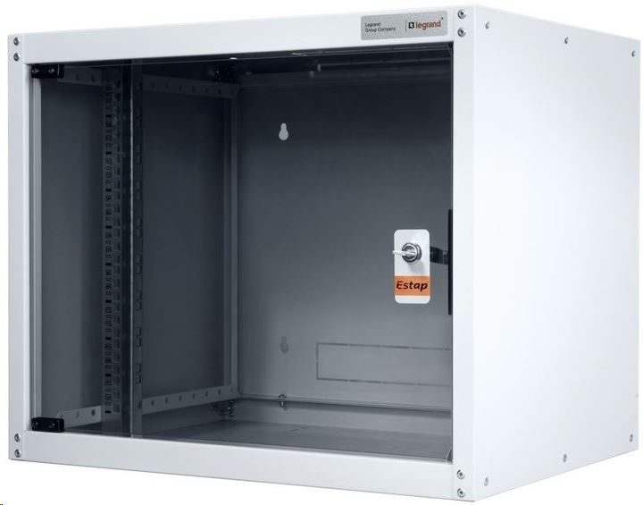 Legrand EvoLine 7U 19" Rackszekrény különálló kivitel 600x450x405mm, szürke,egyrekeszes, üvegajtós, készre szerelt, max.65 kg (EVO7U6045) Legrand EvoLine 7U 19" Rackszekrény különálló kivitel 600x450x405mm, szürke,egyrekeszes, üvegajtós, készre szerelt, max.65 kg (EVO7U6045)