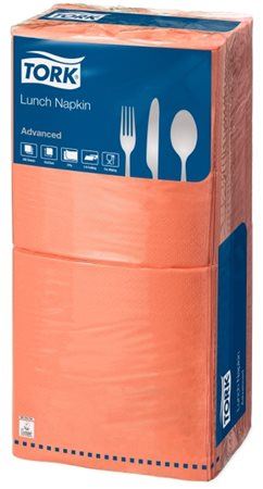 Tork Advanced szalvéta 1/4 hajtogatott, 2 rétegű 33x33cm terrakotta  (477216) Tork Advanced szalvéta 1/4 hajtogatott, 2 rétegű 33x33cm terrakotta  (477216)