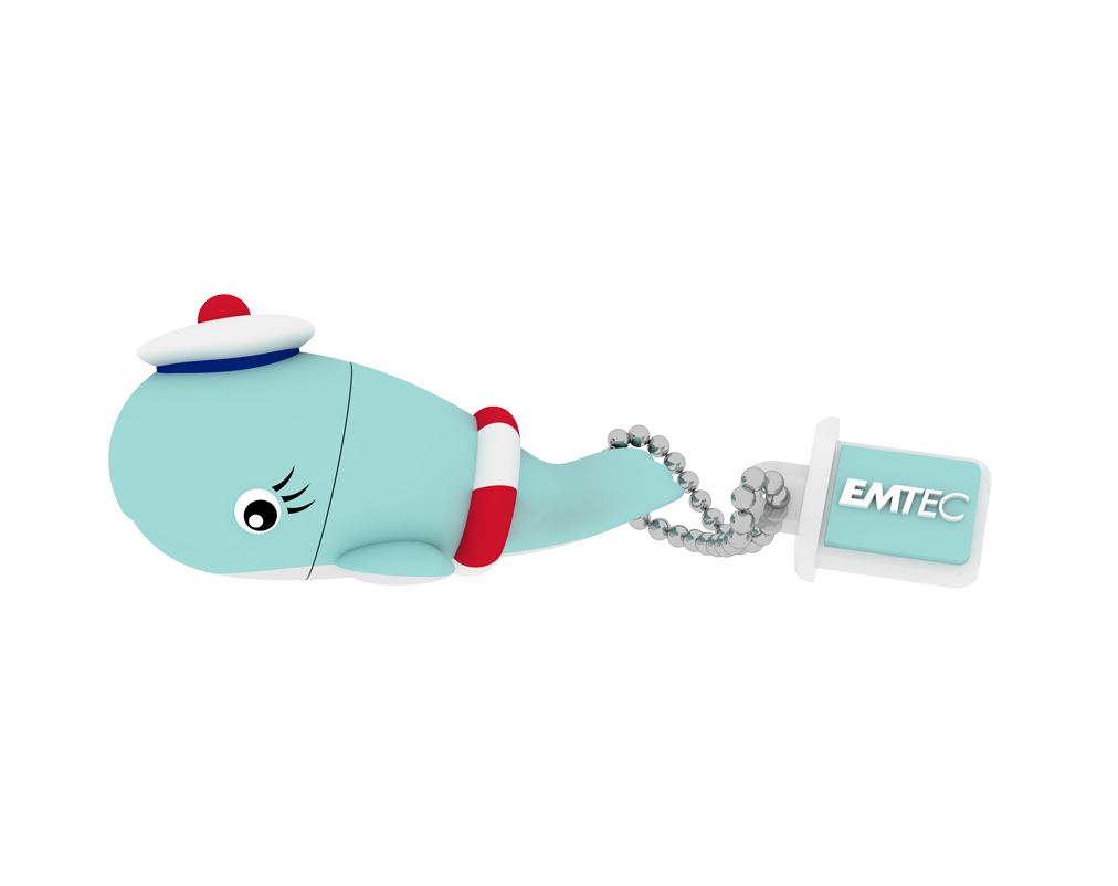 Pen Drive 16GB Emtec (M337) Sailor Whale USB 2.0 Pen Drive 16GB Emtec (M337) Sailor Whale USB 2.0