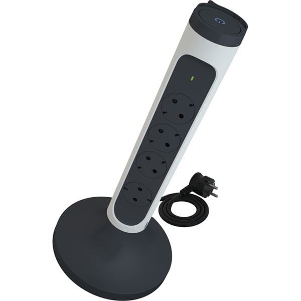Legrand elosztótorony 4 aljzat fekete-fehér 2m (694505) Legrand elosztótorony 4 aljzat fekete-fehér 2m (694505)