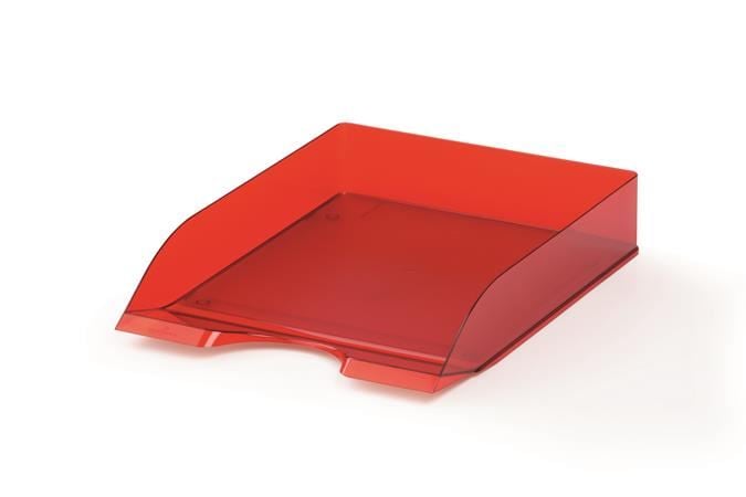 Durable Basic műanyag irattálca áttetsző piros (1701672003)