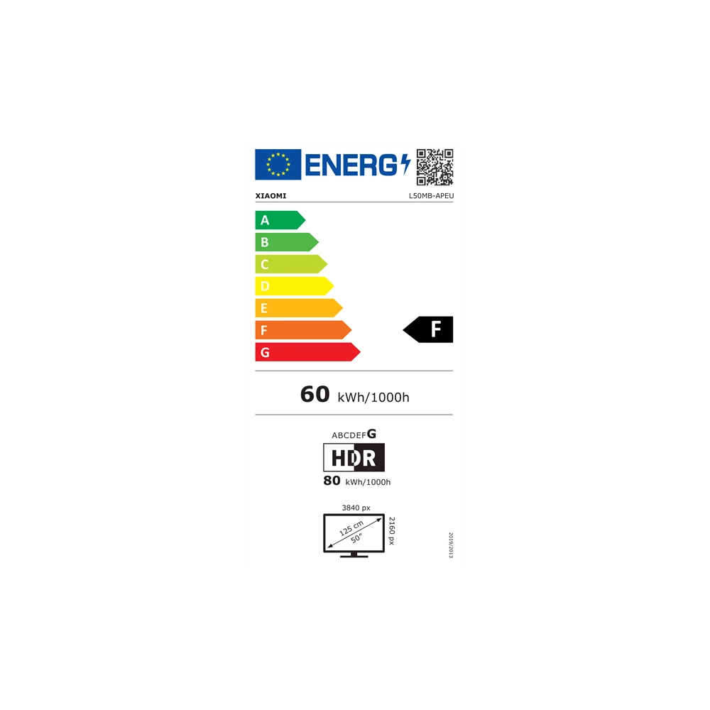 XIAOMI TV A PRO 50 2026 ELA6088EU Televízió