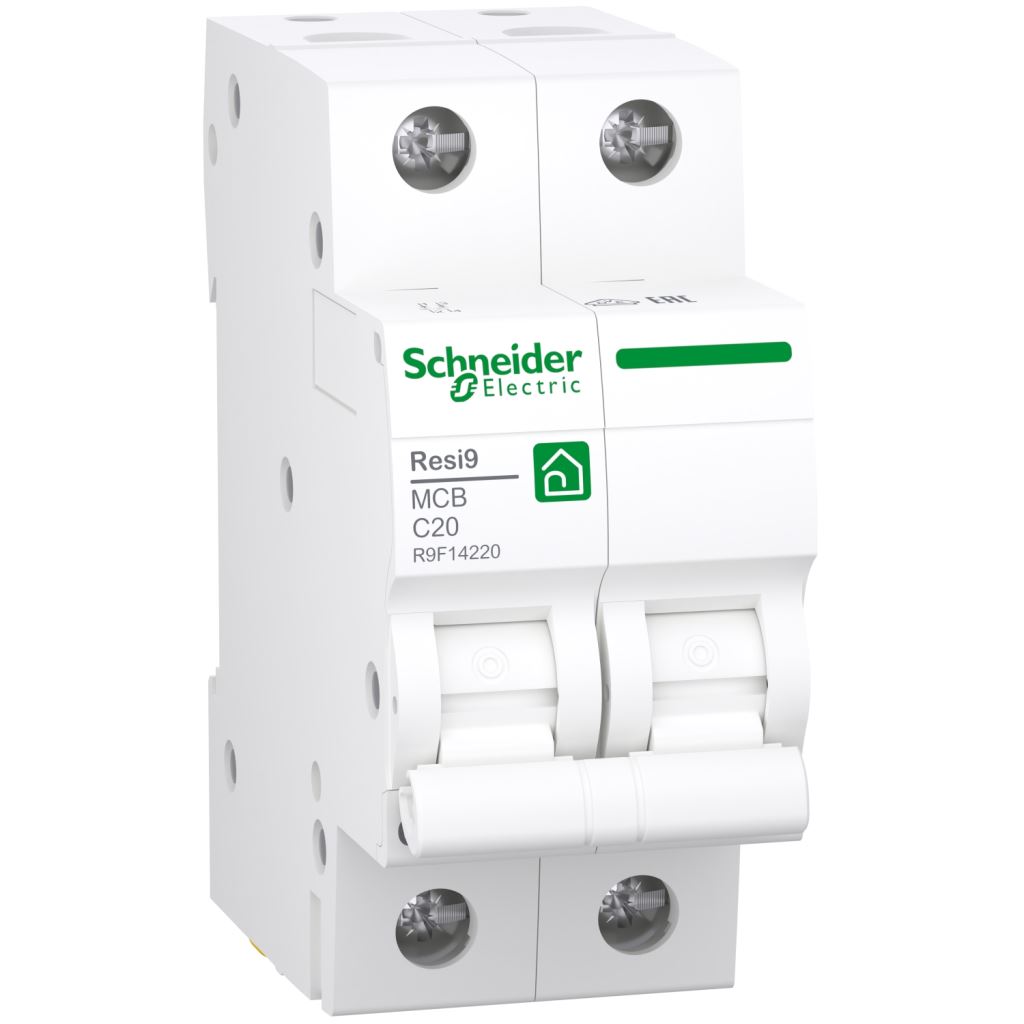 Schneider RESI9 kismegszakító 2P C 20A (R9F14220)
