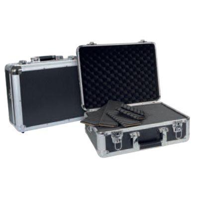 Dörr Aluminum Case Titan 38 alukoffer előmetszett szivacsbetéttel és elválasztókkal, titánszürke Dörr Aluminum Case Titan 38 alukoffer előmetszett szivacsbetéttel és elválasztókkal, titánszürke