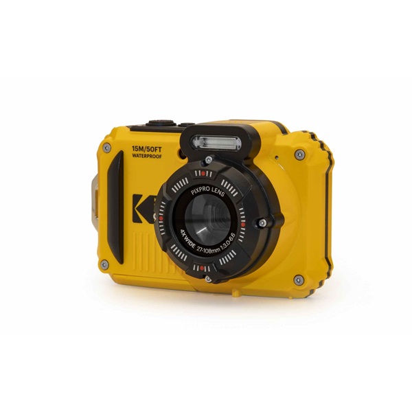 Kodak Pixpro WPZ2 vízálló, porálló, ütésálló digitális fényképezőgép, sárga Kodak Pixpro WPZ2 vízálló, porálló, ütésálló digitális fényképezőgép, sárga