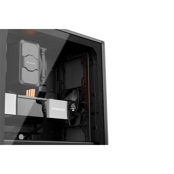 Be Quiet! Számítógépház  Pure Base 501 Airflow Window Black  ATX edzett üveg oldallap fekete 