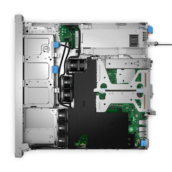 DELL ISG szerver PE R260 rack (6x2.5"), 4C E-2434 3.4GHz, 1x16GB, 1x480GB RI SSD; H355, iD9 Ba., 700W.