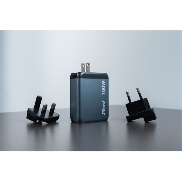 Verbatim 32202 GNC-100 GaN Charger 100W USB Type-A + 3xType-C hálózati töltő adapter Verbatim 32202 GNC-100 GaN Charger 100W USB Type-A + 3xType-C hálózati töltő adapter