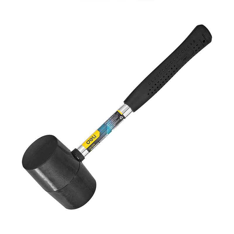 Gumikalapács Deli Tools EDL5616, 0.5kg (fekete)