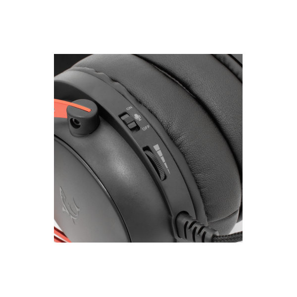 White Shark GORILLA-B/R, GH-2341-B/R gamer fejhallgató fekete/piros 
