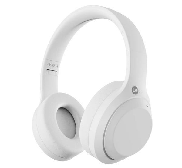 Lenovo LECOO ES207 bluetooth fejhallgató SZTEREO (v5.2, mikrofon, összehajtható, 3.5mm jack aljzat) FEHÉR (ES207_W)