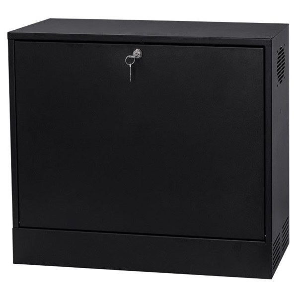 Stalflex 3U fali rack szekrény 19" 180mm fekete (CR19-3U-180-B)