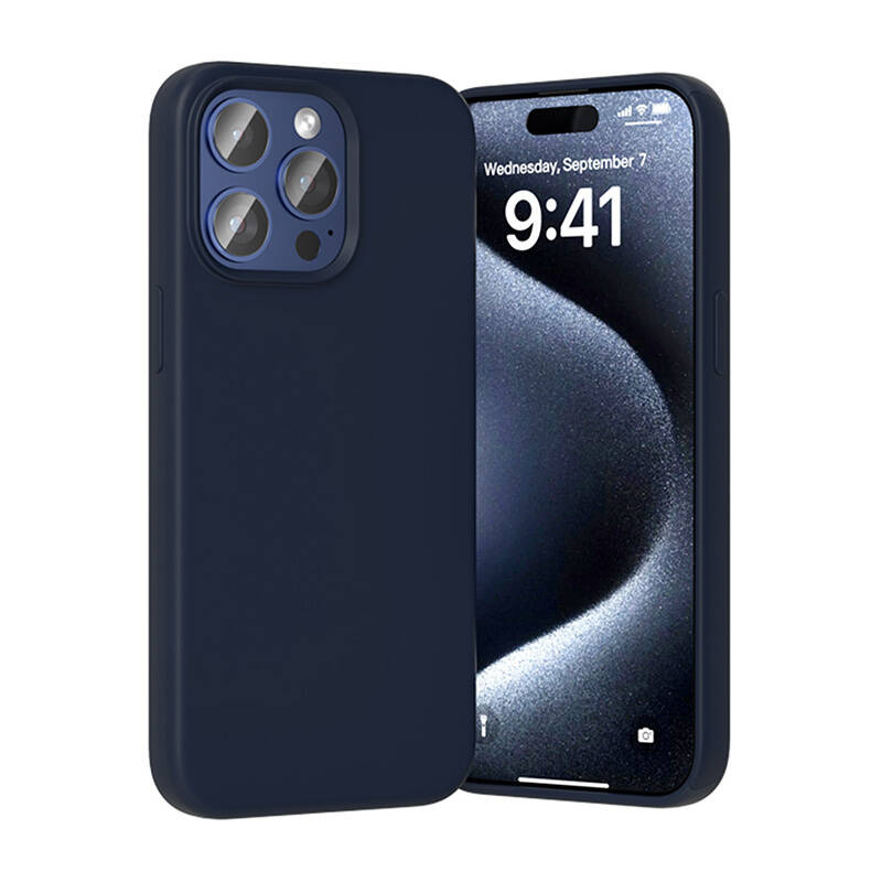 Vention KUFL0-30 szilikon tok iPhone 15 Pro készülékhez (kék)