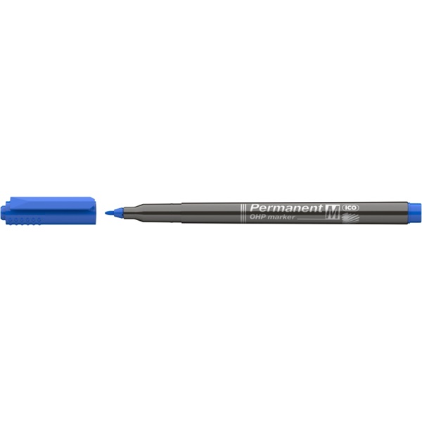 ICO OHP M 1-1,5mm kék permanent marker