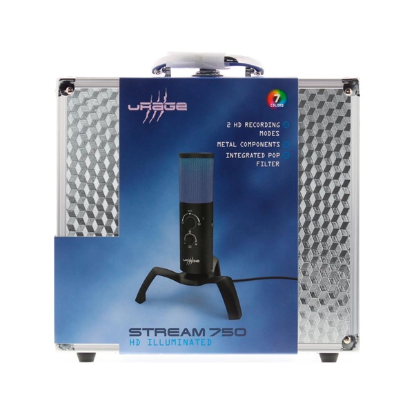 Hama uRage Stream 750HD gaming mikrofon fekete (186059)