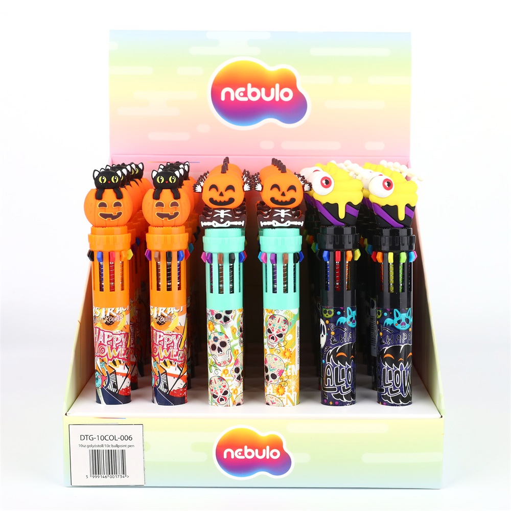 Nebuló Zseléstoll radírozható, jelmezes macskák, 36 db/display  (DT-0001)