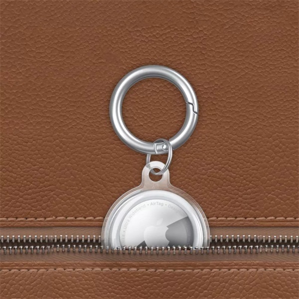 Haffner FN0390 Apple AirTag átlátszó szilikon védőtok