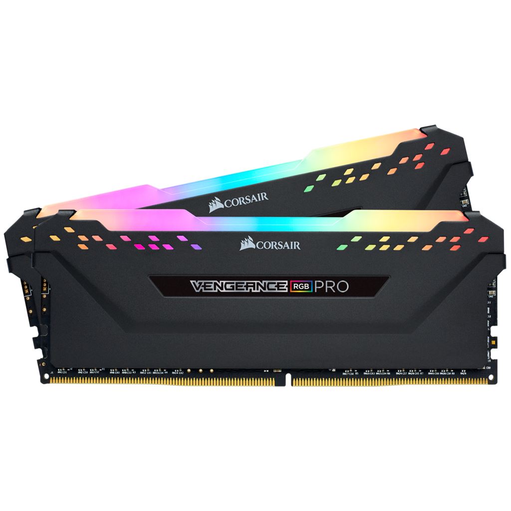 32GB 2666MHz DDR4 RAM Corsair Vengeance RGB PRO CL16 (2x16GB) (CMW32GX4M2A2666C16)