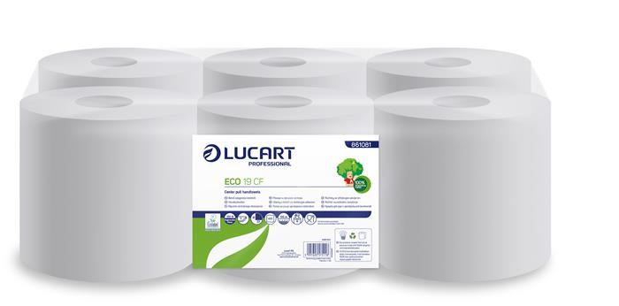 Lucart Eco kéztörlő, tekercses 2 rétegű fehér  (/861081)
