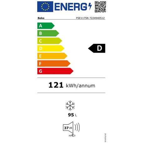 Beko FSE1175N  Fagyasztószekrény