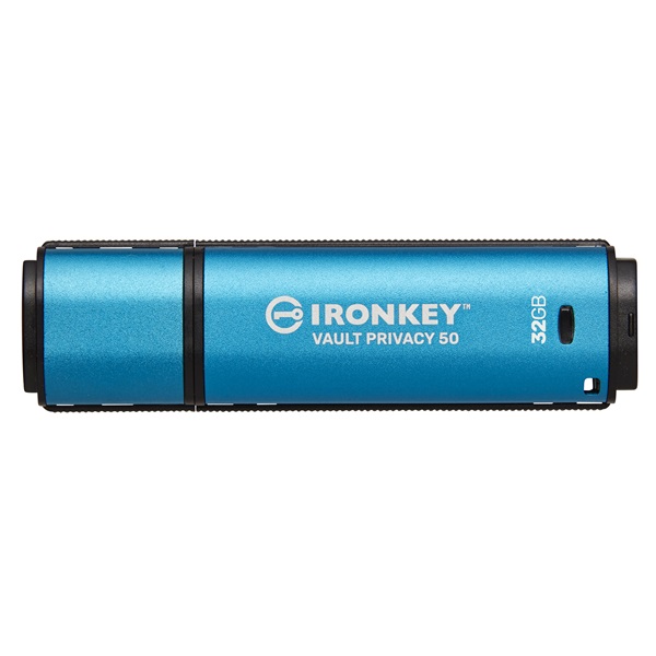Kingston 32GB IronKey Vault Privacy 50 USB3.2 Kék Kingston 32GB IronKey Vault Privacy 50 USB3.2 Kék