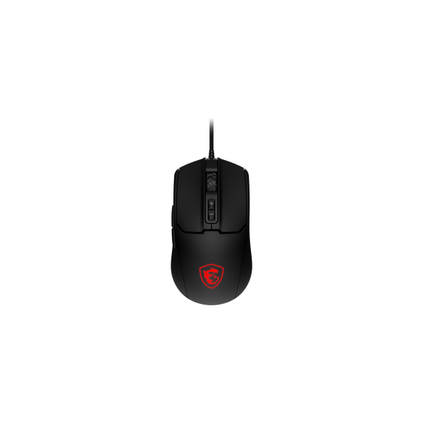 MSI ACCY FORGE GM100 6400dpi Optical GAMING Wired Egér  Fekete