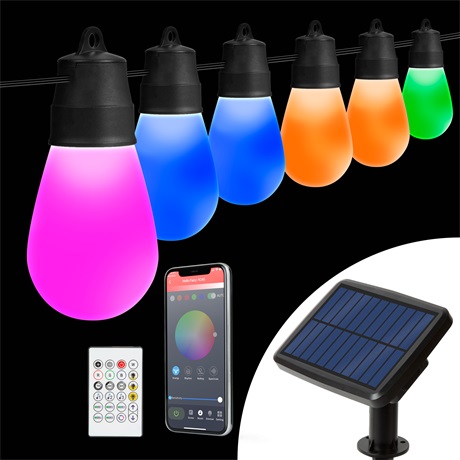 Garden of Eden 11747 SMART SZOLÁR FÉNYFÜZÉR BLUETOOTH