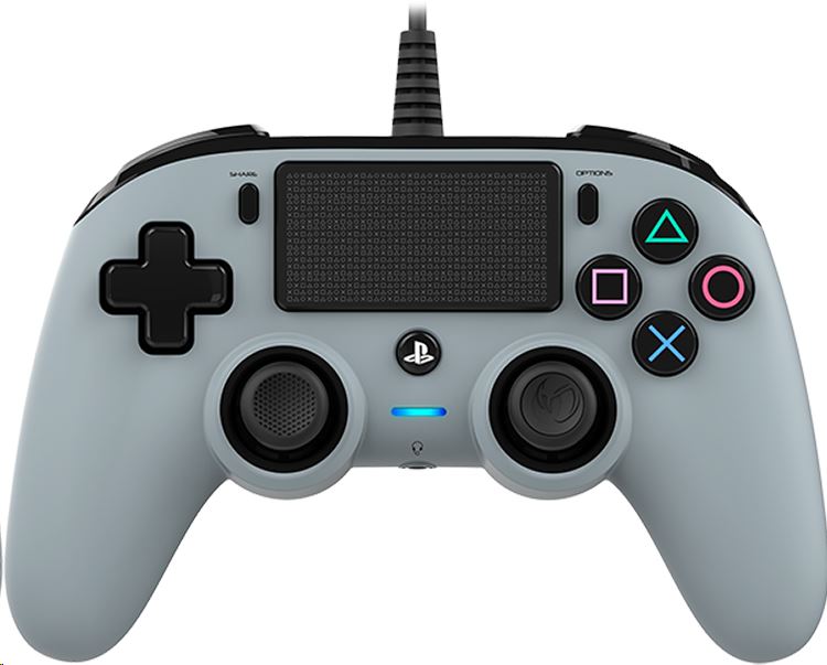 Nacon vezetékes kontroller szürke PS4