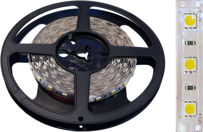 Sunwor 5050-60D WW LED szalag 5 m meleg fehér (114420) Sunwor 5050-60D WW LED szalag 5 m meleg fehér (114420)