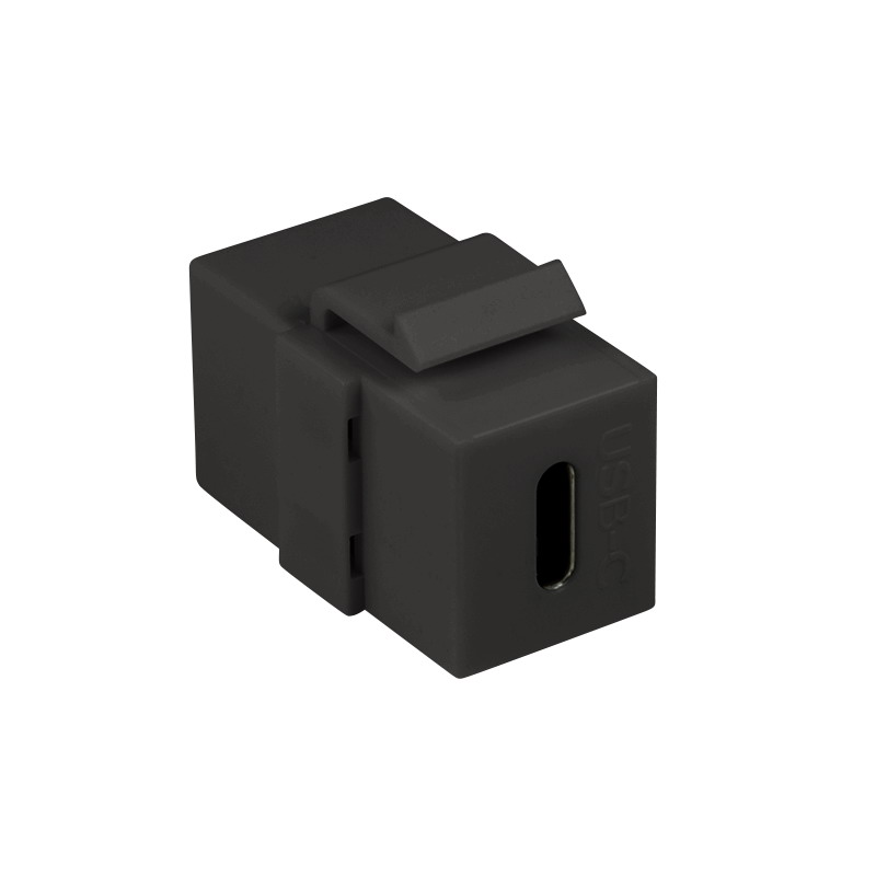 Logilink USB 3.1 Gen2 Type-C keystone csatlakozó, C/F-USB-C/F, fekete (NK0032) Logilink USB 3.1 Gen2 Type-C keystone csatlakozó, C/F-USB-C/F, fekete (NK0032)