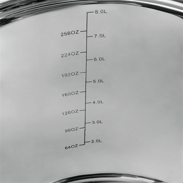 TOO LP-7170 7,2 liter+10 liter+13,3 liter fazék/lábas+fedők  prémium rozsdamentes 6 darabos edénykészlet