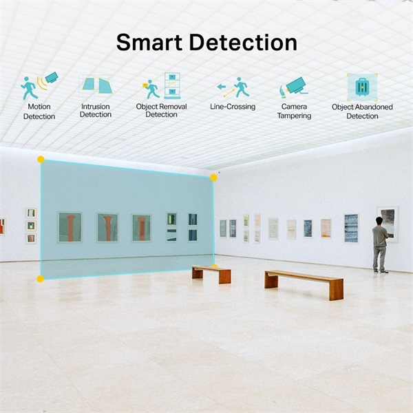 TP-Link VIGI C430 (4mm) 3MP Full-Color Turret Network Kamera